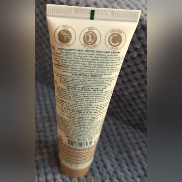 Mudmasky Heat Protecting Hair Serum 2.0fl oz - Picture 3 of 3